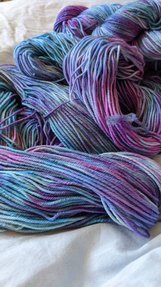 Hand-Dyed 100% Merino Wool Yarn - Andromeda | Space Oddity Collection