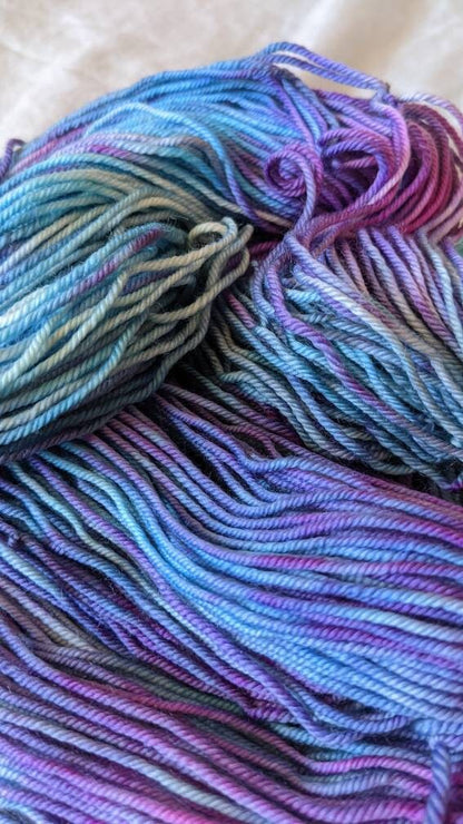 Hand-Dyed 100% Merino Wool Yarn - Andromeda | Space Oddity Collection